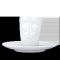 FIFTYEIGHT Espresso Mug mit Henkel 80ml - Vergnügt weiß