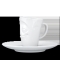 FIFTYEIGHT Espresso Mug mit Henkel 80ml - Vergnügt weiß