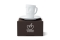 FIFTYEIGHT Espresso Mug mit Henkel 80ml - Verdutzt weiß