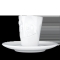 FIFTYEIGHT Espresso Mug mit Henkel 80ml - Lecker weiß