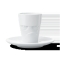 FIFTYEIGHT Espresso Mug mit Henkel 80ml - Grummelig weiß