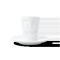 FIFTYEIGHT Espresso Mug mit Henkel 80ml - Witzig weiß