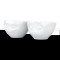 FIFTYEIGHT Schälchen-Set 100ml Grinsend & Küssend weiß