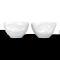 FIFTYEIGHT Schälchen-Set 100ml Grinsend & Küssend weiß