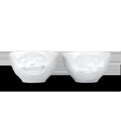 FIFTYEIGHT Schälchen Set 100ml - Lachend & Lecker weiß