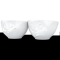 FIFTYEIGHT Schälchen-Set 200ml - Glücklich & Och bitte weiß