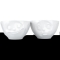 FIFTYEIGHT Schälchen-Set 200ml - Glücklich & Och bitte weiß