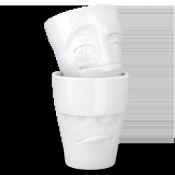 FIFTYEIGHT 350ml Becher - Grummelig & Verschmitzt weiß