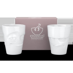 FIFTYEIGHT 350ml Becher - Grummelig & Verschmitzt weiß