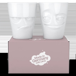 FIFTYEIGHT 350ml Becher - Grummelig & Verschmitzt weiß
