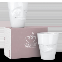 FIFTYEIGHT 350ml Becher - Grummelig & Verschmitzt weiß