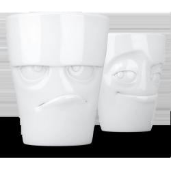 FIFTYEIGHT 350ml Becher - Grummelig & Verschmitzt weiß