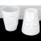 FIFTYEIGHT 350ml Becher - Grummelig & Verschmitzt weiß