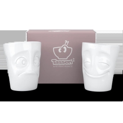FIFTYEIGHT 350ml Becher - Vergnügt & Verdutzt weiß
