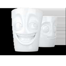FIFTYEIGHT 350ml Becher - Witzig & Lecker weiß