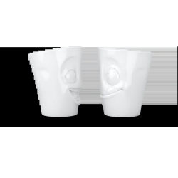 FIFTYEIGHT 350ml Becher - Witzig & Lecker weiß