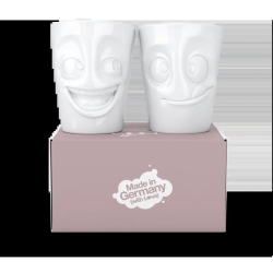FIFTYEIGHT 350ml Becher - Witzig & Lecker weiß