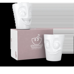 FIFTYEIGHT 350ml Becher - Witzig & Lecker weiß