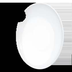 FIFTYEIGHT 2 Tiefe Teller mit Biss Ø 24cm weiß