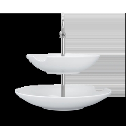 FIFTYEIGHT Food-Tempel 2 Stufig, tiefe Teller mit Biss
