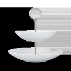 FIFTYEIGHT Food-Tempel 2 Stufig, tiefe Teller mit Biss