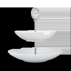 FIFTYEIGHT Food-Tempel 2 Stufig, tiefe Teller mit Biss