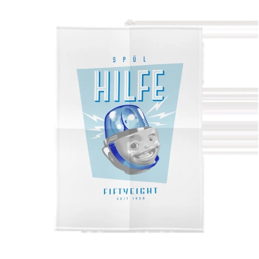 FIFTYEIGHT Geschirrhandtuch SPÜL Hilfe