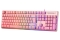 Deltaco Gaming Tastatur USB, RGB, pink, PK75