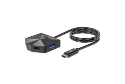 Manhattan 4-Port USB Hub USB-C Stecker 2xUSB-C 2xUSB-A Port