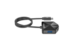 Manhattan 4-Port USB Hub USB-C Stecker 2xUSB-C 2xUSB-A Port