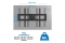 Manhattan Outdoor TV-Wandhalterung Full Motion 37-86 50kg