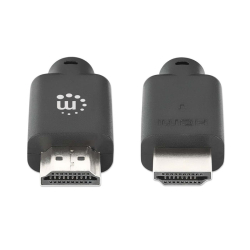 Manhattan 4K60 HDMI 2.0 Kabel 1,5 m 18 Gbit/s schwarz