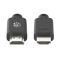 Manhattan 4K60 HDMI 2.0 Kabel 1,5 m 18 Gbit/s schwarz