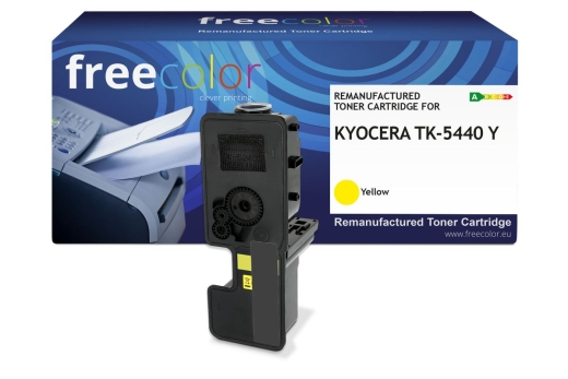 Freecolor Toner Kyocera TK-5440K yellow mit chip 2400p kompatibel