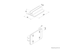 Neomounts Laptophalterung Montage 11-17 silber.