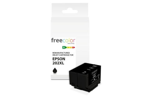 Freecolor Patrone Epson 202XL black 22ml remanufactured