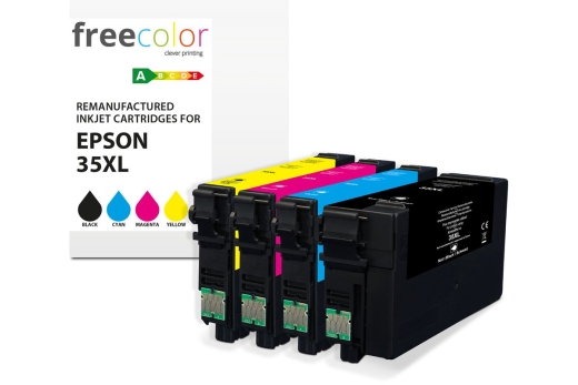 Freecolor Patrone Epson 35XL Multipack BK/C/M/C 50ml+3x25ml remanufactured