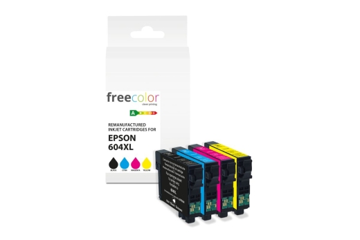Freecolor Patrone Epson 604XL Multipack BK/C/M/Y 12ml+3x11ml remanufactured