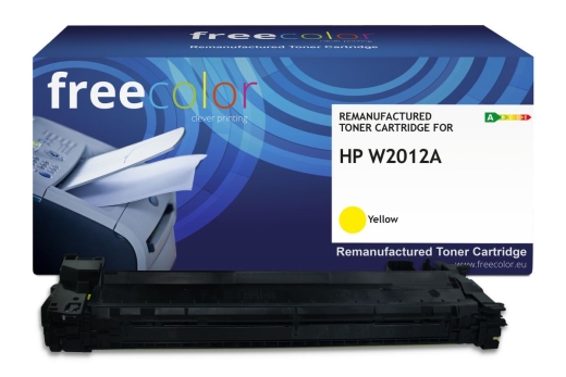 Freecolor Toner HP W2012A yellow mit chip 13000p kompatibel