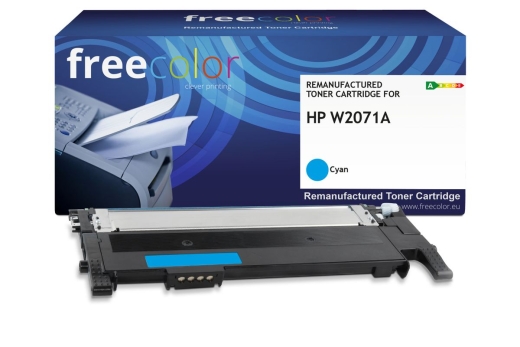 Freecolor Toner HP W2071A cyan mit chip 1000p kompatibel