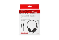 Equip Stereo-Headset Wired mit Mikro USB-A 2.00m schwarz