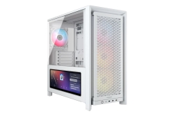 CORSAIR Geh Midi FRAME 4000D LCD RS ARGB Mid-Tower, White