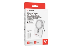 Verbatim Charge ´n´ Go 2 USB-C cables 5000 Power Bank Silver