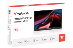 Verbatim Portable Monitor 15,6 Full HD Monitor Light