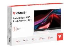 Verbatim Portable Monitor 15,6 Full HD Touchscreen Monitor