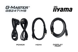 IIYAMA 60.5cm (24) GB2471HS-B1 16:9 2xHDMI+DP IPS black