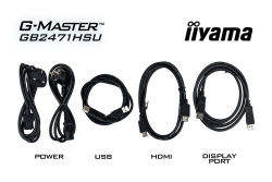 IIYAMA 60.5cm (24) GB2471HSU-B1 16:9 2xHDMI+DP+USB-C IPS
