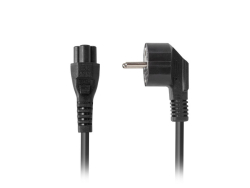LANBERG Netzkabel CEE 7/7 90°->IEC 320 C5(MICKEY)...