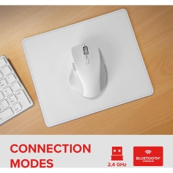 Speedlink Maus LIBERA, rechargable, wirel. & BT, silent, wh retail