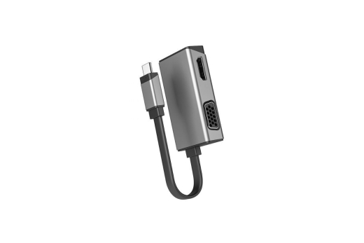 Alogic Adapter USB-C -> HDMI / VGA St/BU/BU MagForce